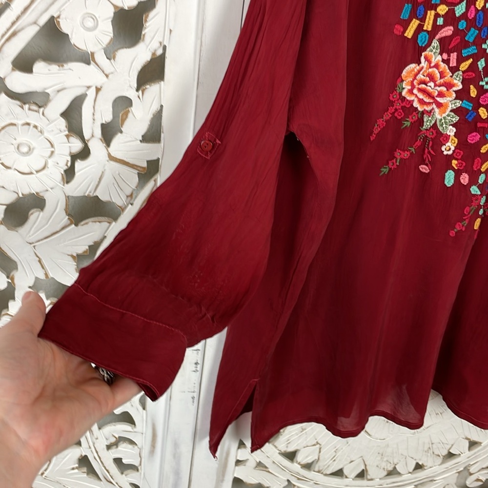 Johnny Was oversize tunic blouse - Picture 4 of 6